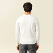 Pull manches longues ecru homme