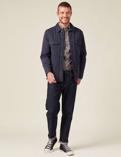 Chemise bleu marine homme