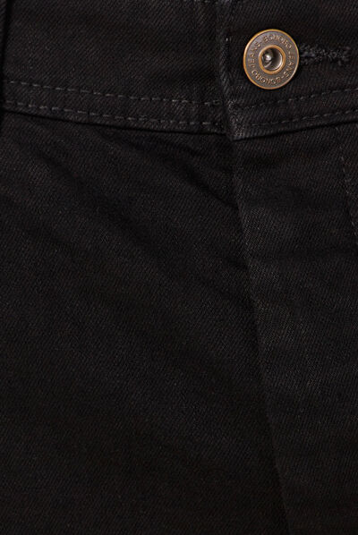 Jeans straight éco-responsable denim noir homme