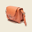 Sac besace marron femme