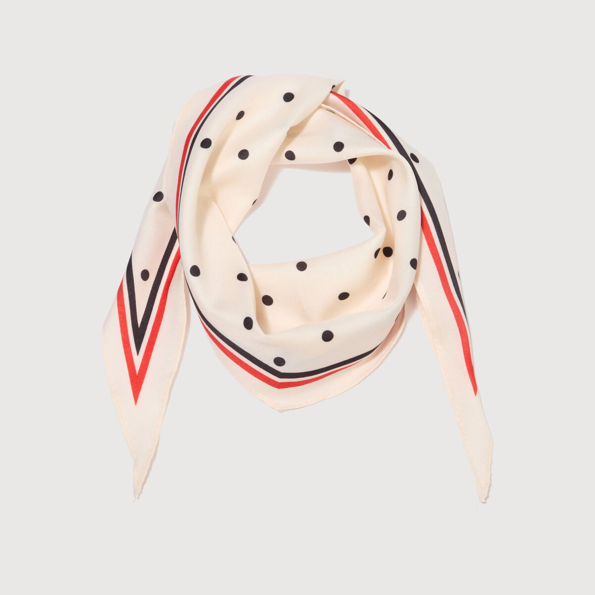 Foulard ecru femme