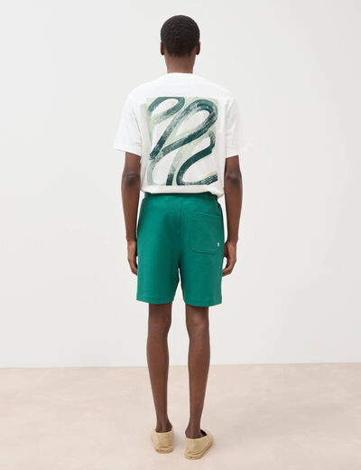 Short jogpant vert &eacute;meraude homme