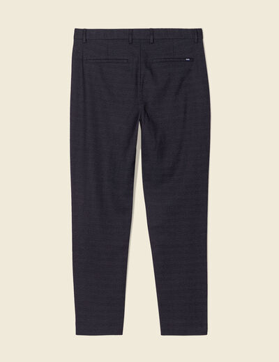 Pantalon chino tapered noir homme