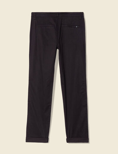 Pantalon chino Instinct noir femme