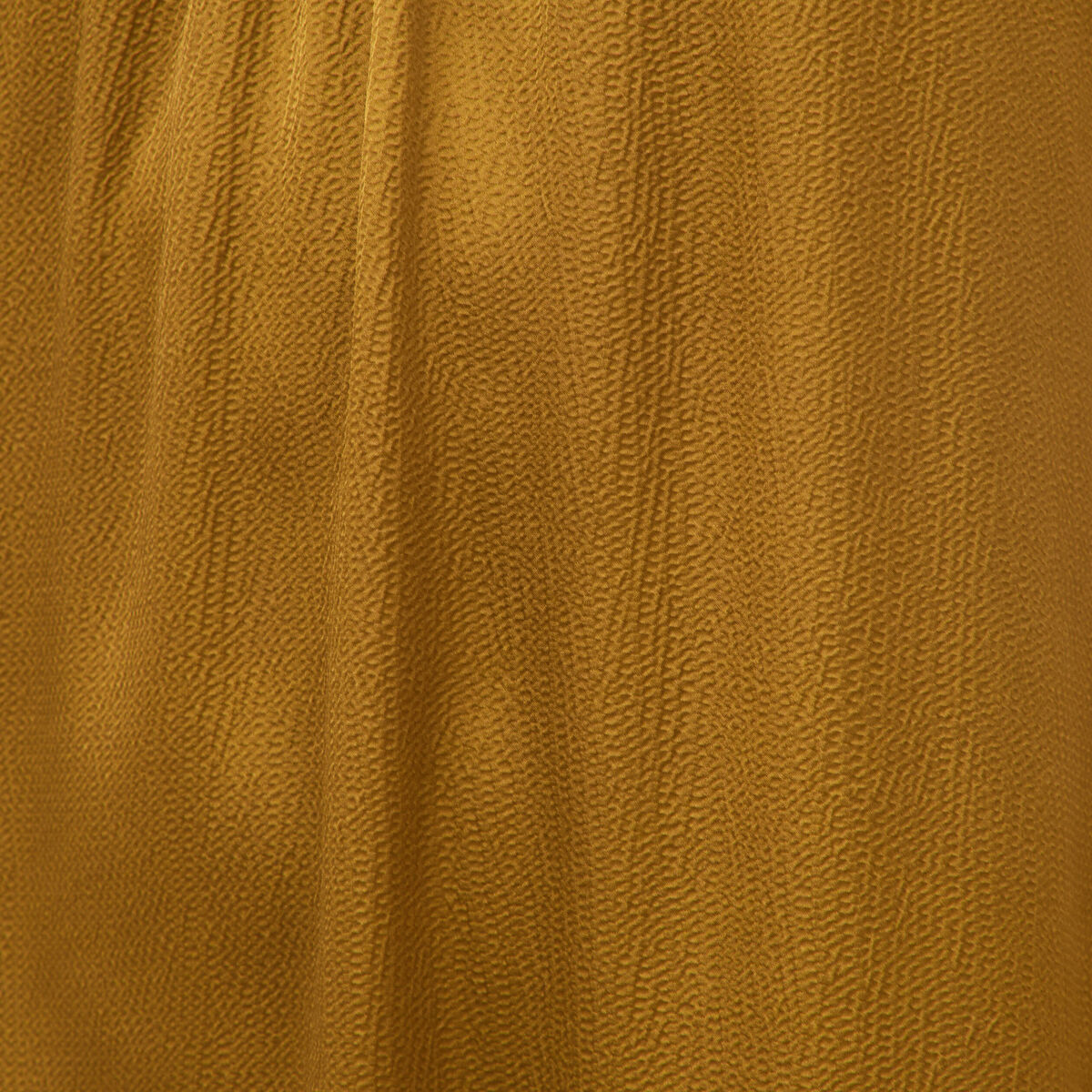 Robe bretelle satin&eacute;e col rond vert olive femme