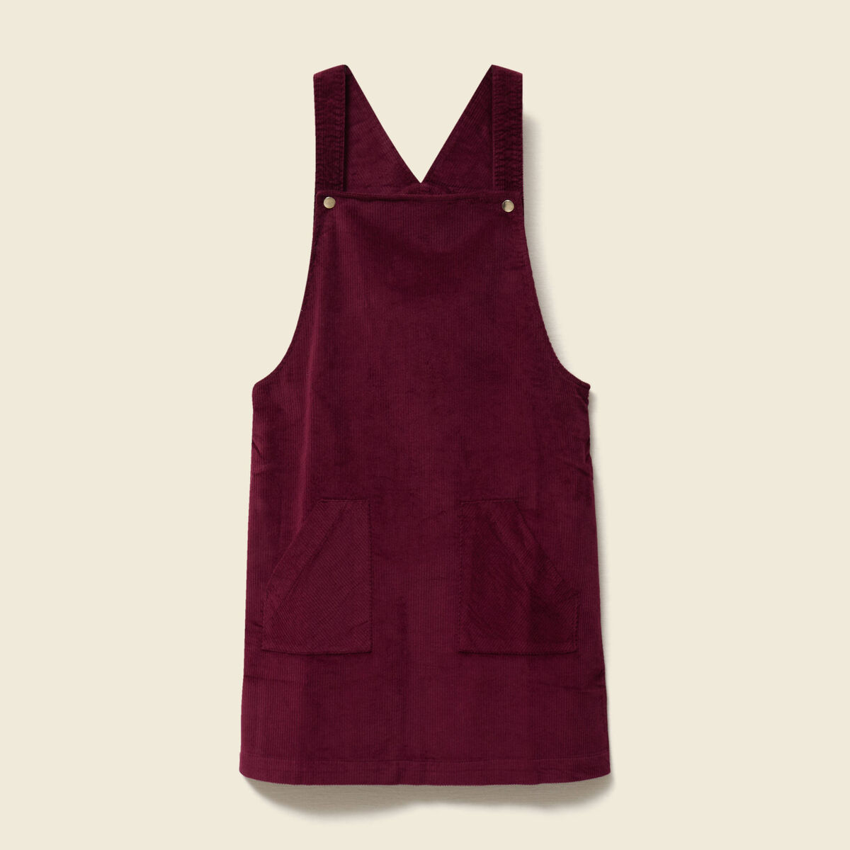 Robe sans manches en velours bordeaux femme