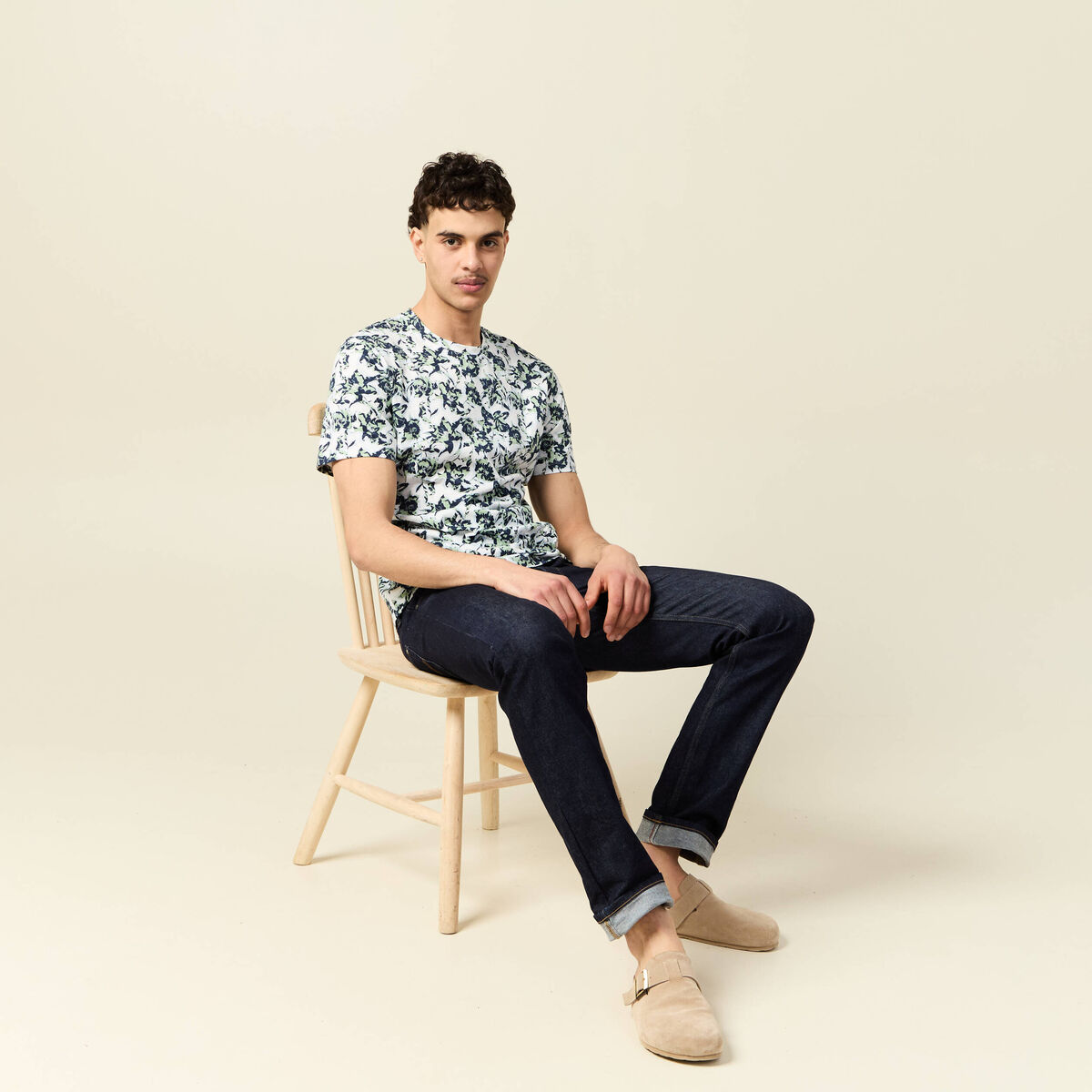 T-shirt manches courtes vert homme