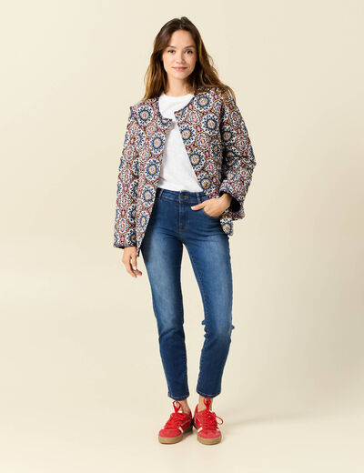 Jeans Vanessa - slim 7/8ème denim stone femme