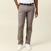 Pantalon chino straight taupe homme