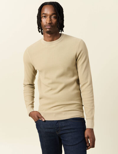 Pull éco-responsable gris homme