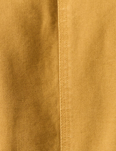Blouson droit col velours camel homme