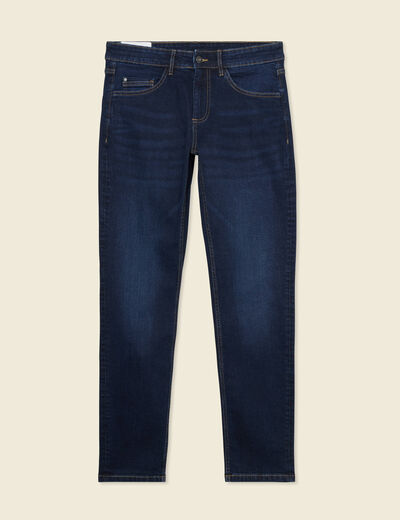 Jeans slim 5 poches denim brut homme