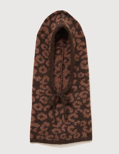Cagoule marron clair femme