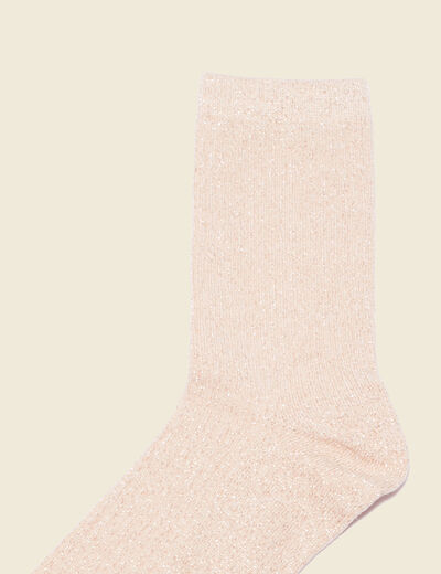 Chaussettes creme femme