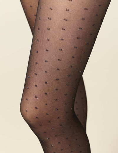 Collants fantaisie noir femme