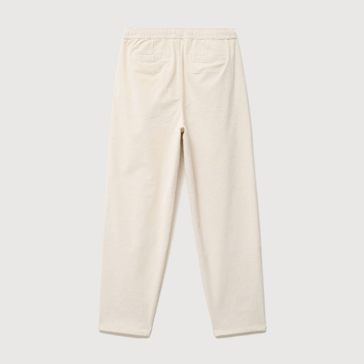Pantalon large en velours ecru homme
