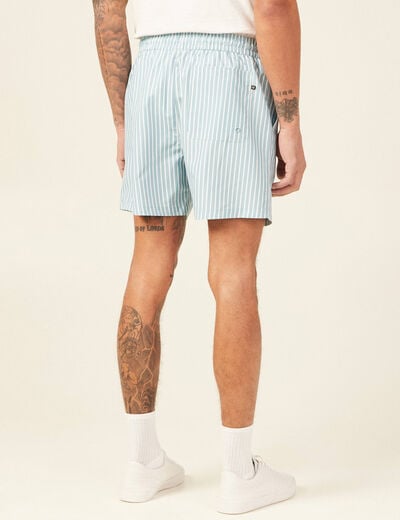 Short de bain bleu gris homme