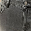 Jeans bootcut denim gris clair femme