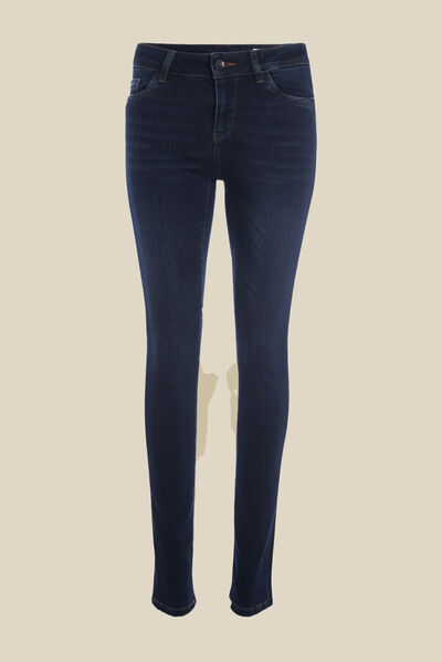 Jeans Camille - slim denim brut femme