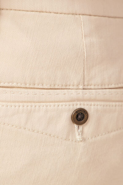 Pantalon chino slim beige homme