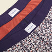 Lot 2 boxers marron cognac homme