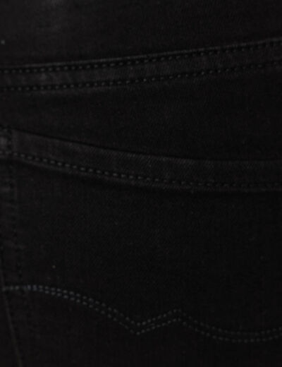 Jeans bootcut denim noir femme