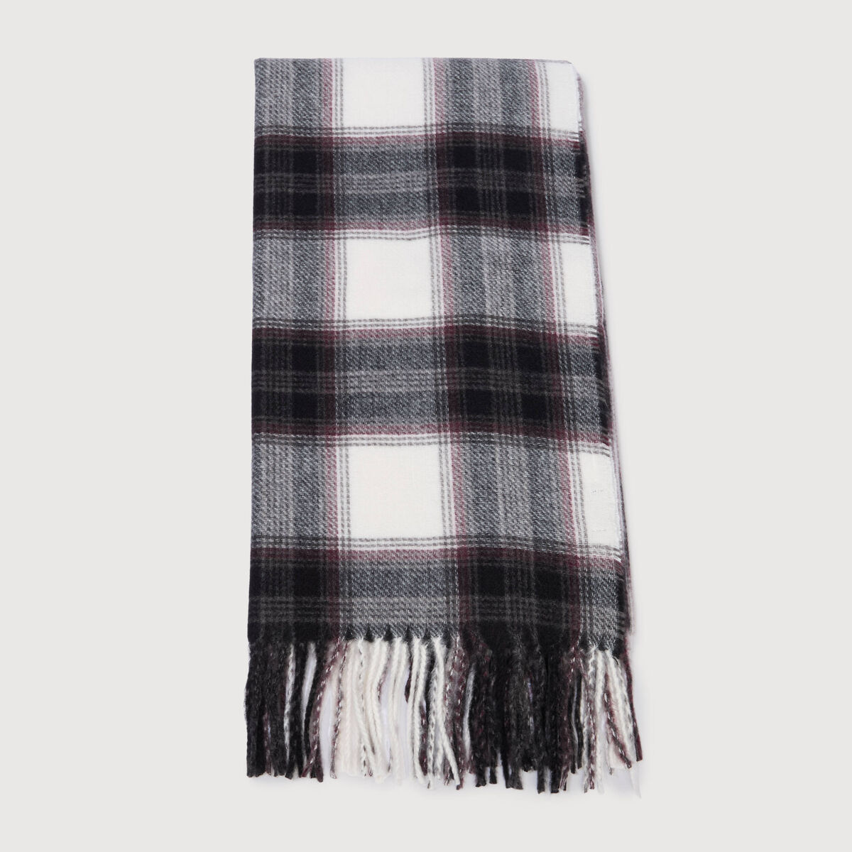 Plaid ecru homme