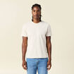 T-shirt manches courtes beige homme