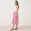 Jupe fluide multicolore femme