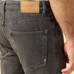 Jeans large longueur 32 en coton marron homme