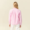 Chemise manches longues rose clair femme