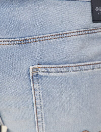 Bermuda éco-responsable denim bleach homme