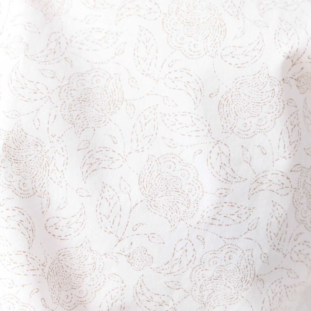 Chemise en coton manches longues blanc homme