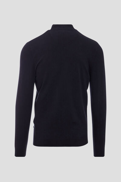 Pull manches longues noir homme