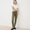Pantalon Audrey - skinny push up vert kaki femme