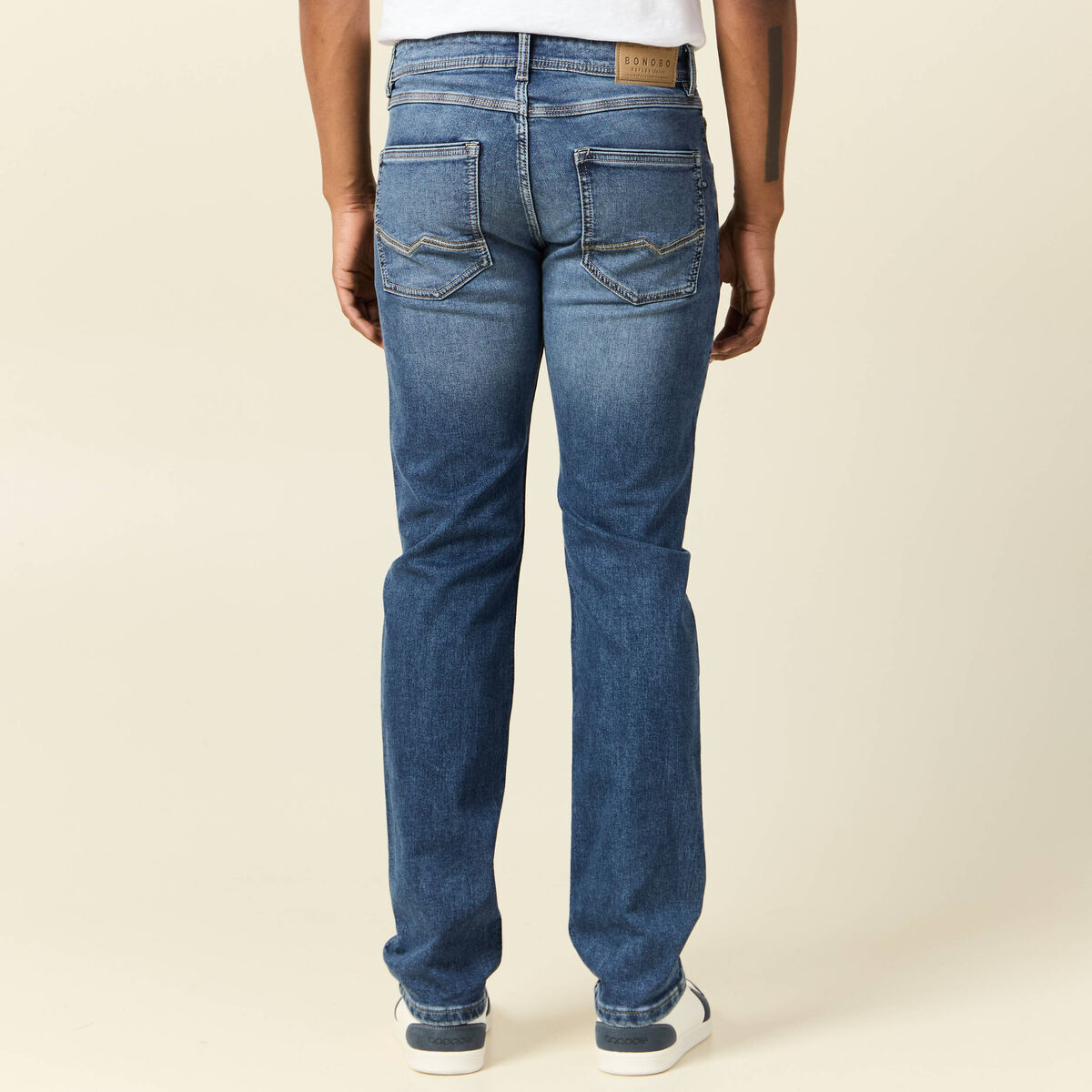Jeans straight homme denim stone homme