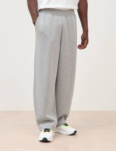 Pantalon coupe loose gris clair homme