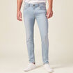 Jeans slim éco-responsable denim bleach homme