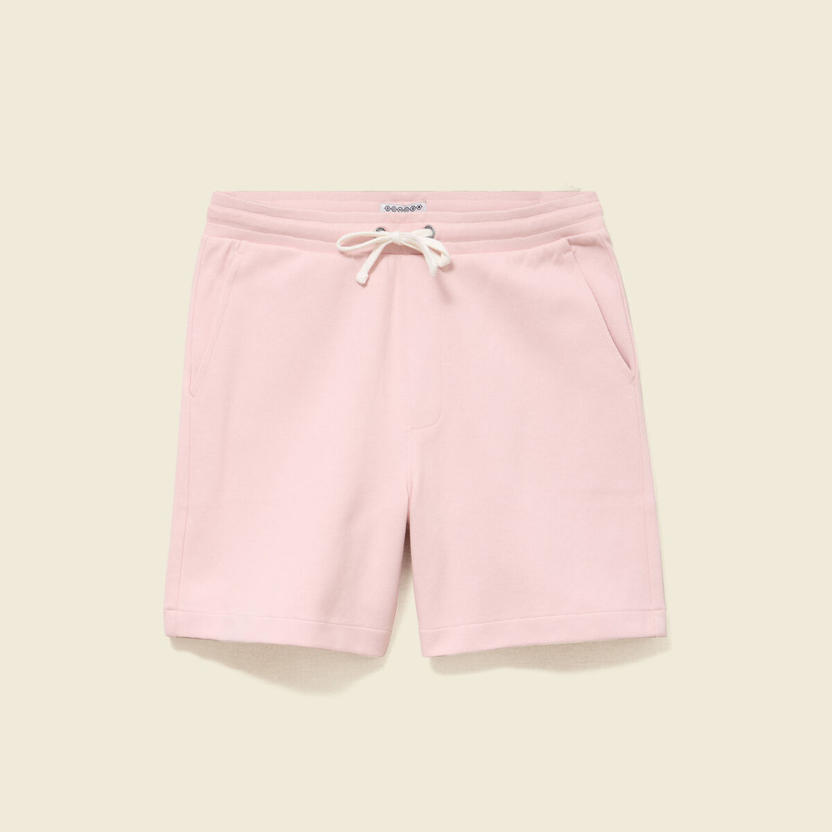 Bermuda rose poudr&eacute;e homme