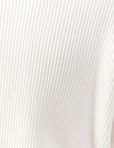 Pull col camionneur ecru homme
