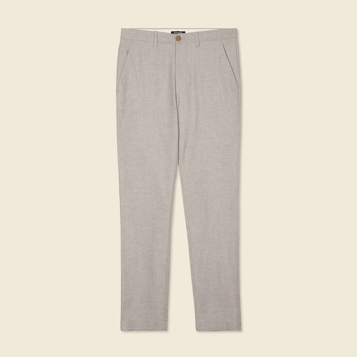 Pantalon chino gris foncé homme