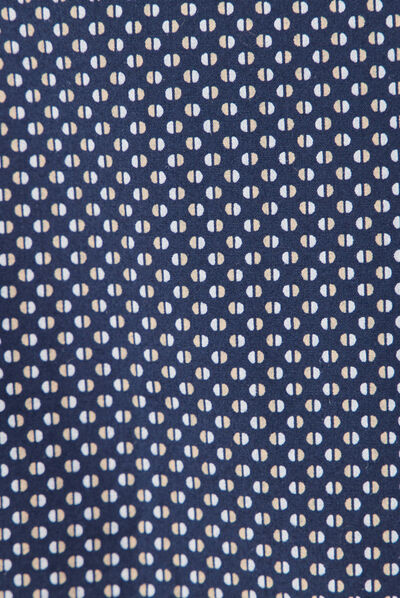 Chemise éco-responsable bleu marine homme