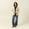 Sweat &agrave; capuche manches longues vert fonc&eacute; femme