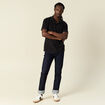 Polo manches courtes noir homme