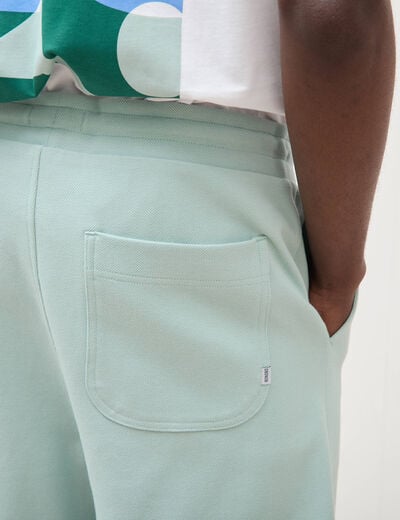 Bermuda bleu gris homme