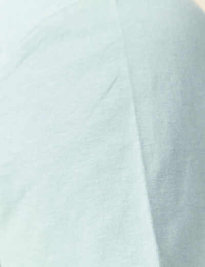T-shirt éco-responsable bleu gris homme