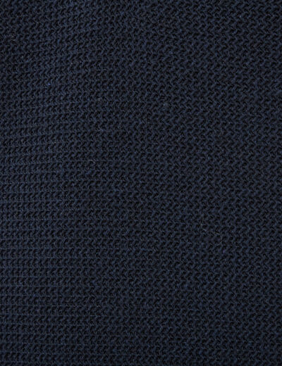 Pull col camionneur bleu marine homme