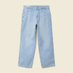 Jeans loose longueur 32 en coton denim snow bleach homme