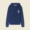Sweat à capuche bleu marine homme
