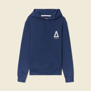 Sweat à capuche bleu marine homme